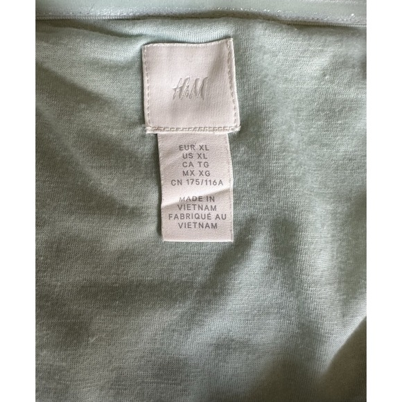 H&M Mint Green Strapless Bodycon Dress; Size‎ XL - Picture 3 of 5